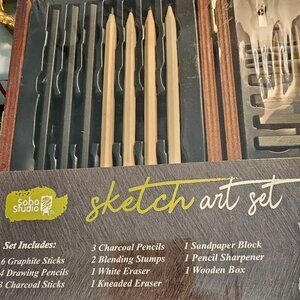 Soho Studio, Sketch Art Set, 23 pieces